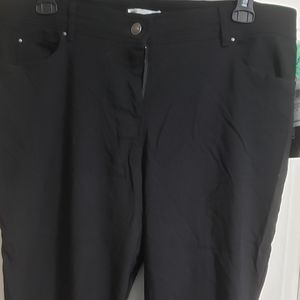 89th AND MADISON, NWT, WOMEN'S PANTS, 16, BLACK, ANKLE LENGTH